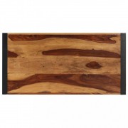 vidaXL Jídelní stůl 120 x 60 x 76 cm masivní sheeshamové dřevo