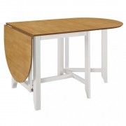vidaXL Rozkládací jídelní stůl bílý (75–180) x 75 x 74 cm MDF