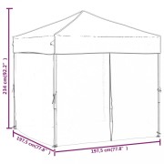 Party stan 2x2 m Dekorhome