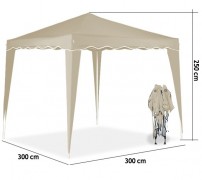 Zahradní altán 3x3m SH05BE Dekorhome