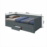 GORETA POSTEL+PRISTELKA SIVA MG 8010 - DB