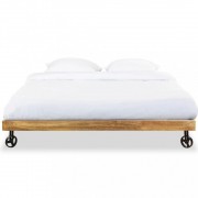 vidaXL Rám postele, tvrdé mangovníkové dřevo, 180x200 cm