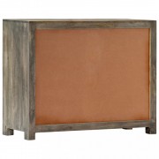 vidaXL Odkládací skříňka šedá 75 x 30 x 60 cm masivní mangovník