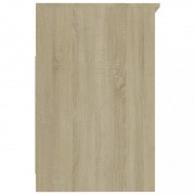 vidaXL Komoda se zásuvkami bílá dub sonoma 40 x 50 x 76 cm dřevotříska