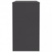 vidaXL Psací stůl šedý s vysokým leskem 90 x 40 x 72 cm dřevotříska