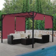 Pergola se stahovací střechou 4x3 m Dekorhome