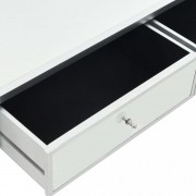 vidaXL Zrcadlový konferenční stolek z MDF a skla 100 x 50 x 45 cm
