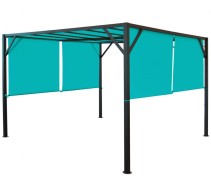 Pergola se stahovací střechou 3x3 m Dekorhome