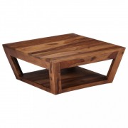 vidaXL Konferenční stolek 70 x 70 x 28 cm masivní sheesham