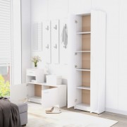 vidaXL Skříň do předsíně bílá 55 x 25 x 189 cm dřevotříska