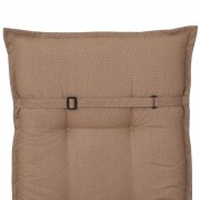 vidaXL Polstry na zahradní židle 6 ks 120x52 cm hnědé