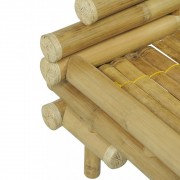 vidaXL Rám postele bambus 140 x 200 cm