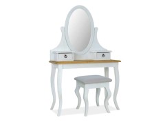 Toaletní stolek s taburetem POPRAD
