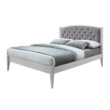 Postel ADORE  šedá vintage / světle šedá