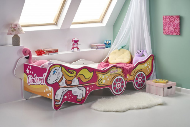 Dětská prodloužitelná postel CINDERELLA