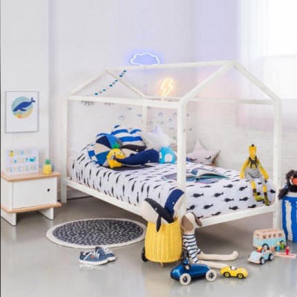 Dětská Montessori postel IMPRES bílá