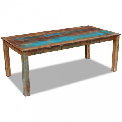 vidaXL Jídelní stůl z masivního recyklovaného dřeva 200x100x76 cm