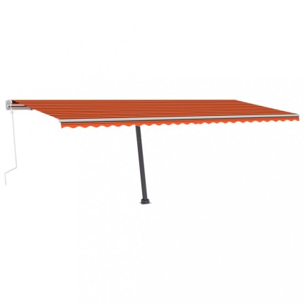 Volně stojící ručně zatahovací markýza 600x300 cm Dekorhome