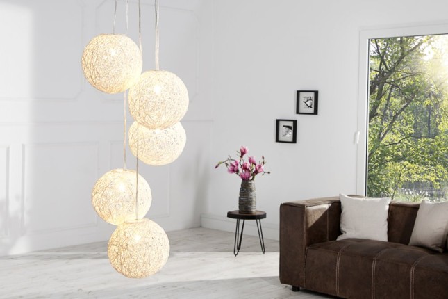 Závěsná lampa FUNAFUTI Dekorhome
