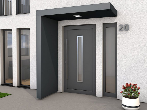 Guttavordach BS/B PLUS odtok L antracit 201 - 250 x 90 cm