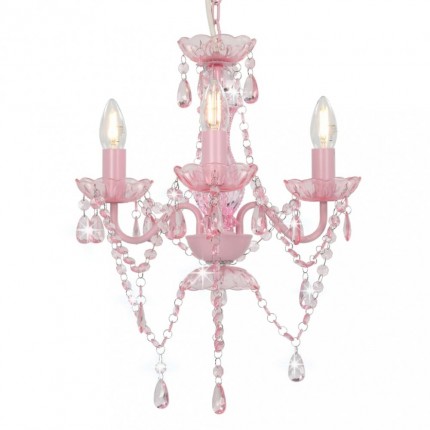 Závěsná lampa lustr 3 x E14 Dekorhome
