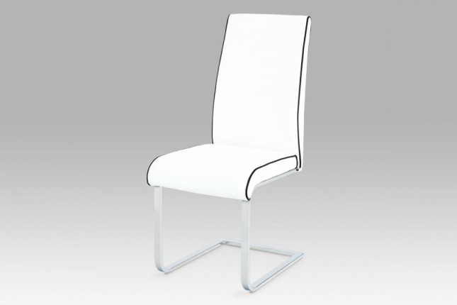 Jídelní židle B989 WT1 bílá / chrom
