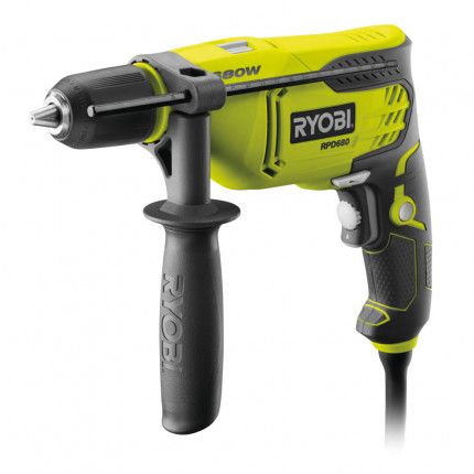 Ryobi RPD680-K 680 W příklepová vrtačka s elektrickým motorem