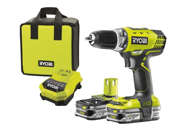 Ryobi RCD18-LL25S aku 2-rychlostní kompaktní vrtací šroubovák