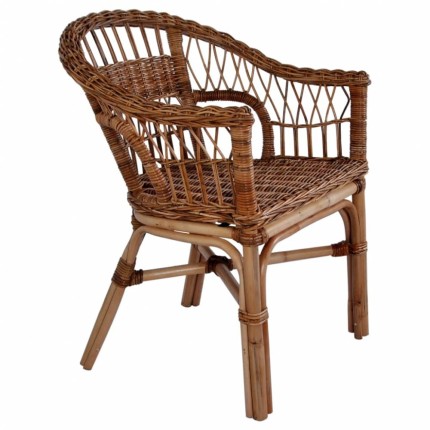 Zahradní  židle hnědý ratan Dekorhome