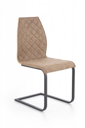 Jídelní židle K265 hnědá / dub zlatý