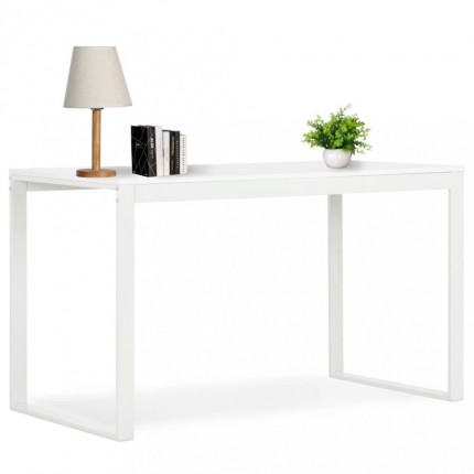 vidaXL PC stůl bílý 120 x 60 x 73 cm
