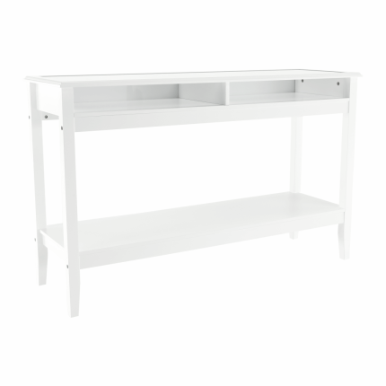 Konzolový stolek FARUS bílá / sklo