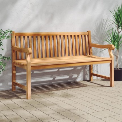 Zahradní lavice 150 cm teak Dekorhome