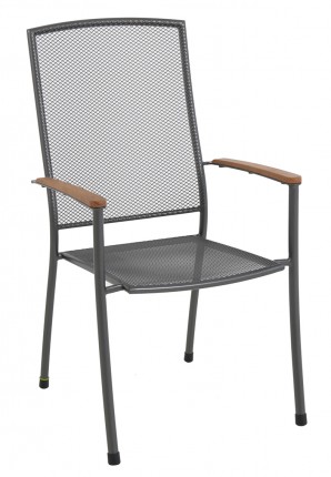 MWH Masao stohovatelná židle z tahokovu 66,5 x 57,5 x 101 cm
