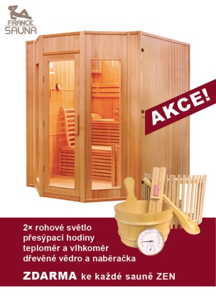 Finská sauna FRANCE SAUNA ZEN 4