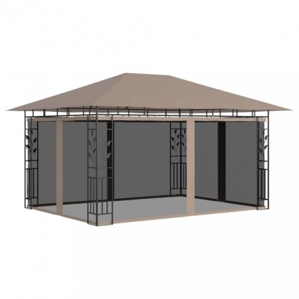 Altán s moskytiérou 4x3 m Dekorhome