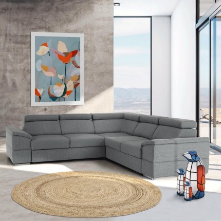 Sedací souprava rozkládací SEGORIA LUX 2+2 látka