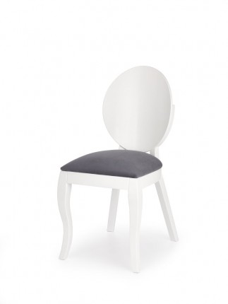 Jídelní židle VERDI bílá / šedá