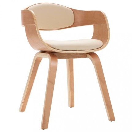 Jídelní židle ohýbané dřevo / umělá kůže Dekorhome - POSLEDNÍ KUS