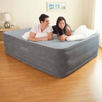 Intex Nafukovací matrace Comfort Plush High Rise Queen s pumpou 64418