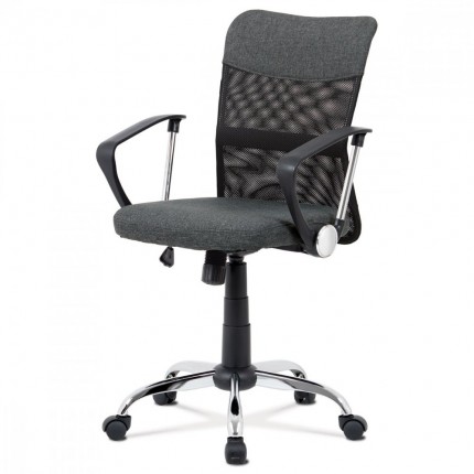 Kancelářská židle KA-Z202 GREY šedá / černá