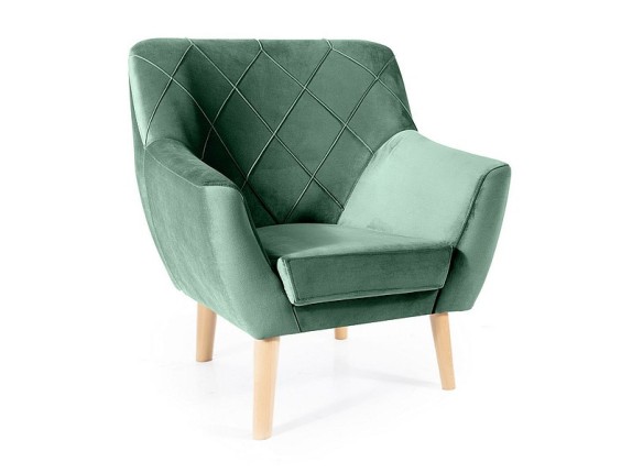 Křeslo KIER 1 VELVET buk