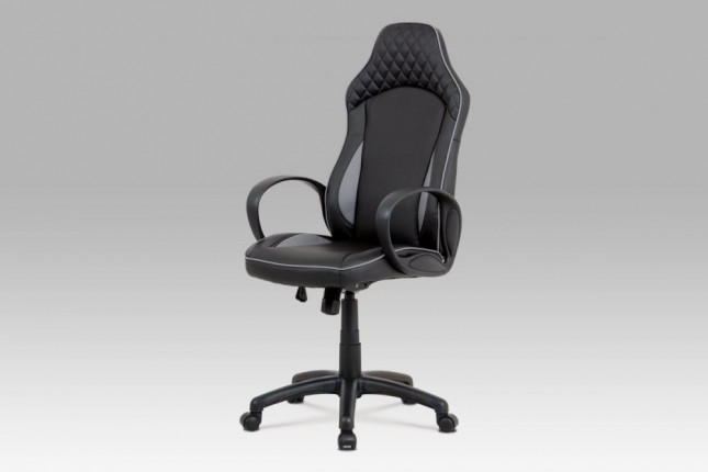 Kancelářská židle KA-E823 GREY černá / šedá