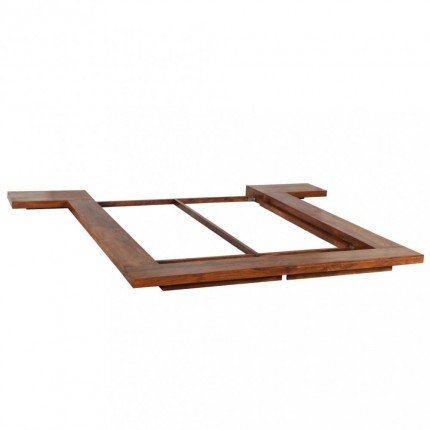 vidaXL Rám postele japonský futonový styl masivní dřevo 140 x 200 cm