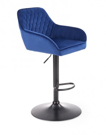 Barová židle H103 samet / kov