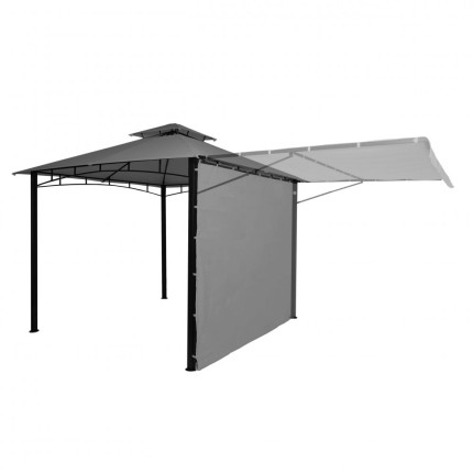 Pergola se stahovací střechou 2,5x2,5 m