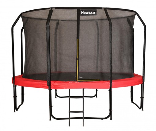 Trampolína Hawaj 396 cm Premium s vnitřní ochrannou sítí + schůdky ZDARMA