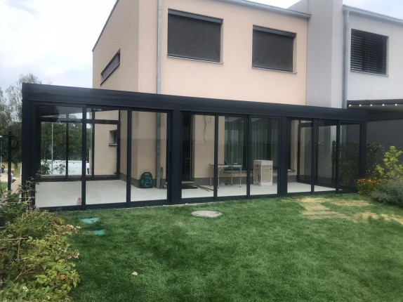 Rohová zimní zahrada ZANIA