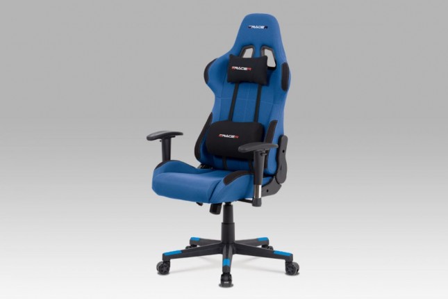 Kancelářská židle KA-F05 BLUE modrá Autronic