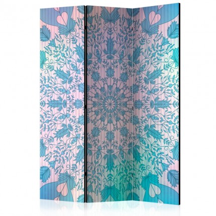 Paraván Girly Mandala (Blue) Dekorhome